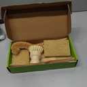 Tieralia Bamboo Dish Brush Gift Set 5-Piece Kitchen Cleaning Set with Bottle Brush, Round Scrub Brush, Palm Brush & 2 Plant-Based Sponges | Wooden Handle Cleaning Tools for Dishes & Surfaces
