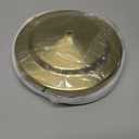 Sudbury Polished Brass Tone Bread Plate Communion Tray Cover, 6 1/2 Inch