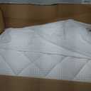 Letmxiu Premium Crib & Toddler Mattress,100% Knitted Fabric, Premium Fleece Surface-Hypoallergenic, 5" Thick Firm Soft Crib Mattress, Non-Toxic - Fits Standard Cribs & Toddler Beds (Simple)