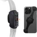 Detachable Cellphone Holder for Backpack Strap,Shoulder Strap Mounts for All Series of iPhone,Fit Hiking/Climbing