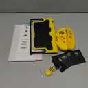 Toladoshop Dockable for Switch 2 Grip Case (2025) Accessories, Armor Slim Military-Grade Protection for Detachable 3PCS Design Joncon Holder with Screen Protectors and Joystick caps, Yellow