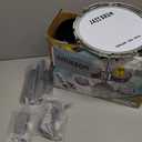 Kids Drum Set for Toddlers 1-3, Upgraded Jazz Drum Set for Kids, Musical Instrument Toys & Lights & All Plastic, Percussion Beginner kit for Boys Girls Toddlers Aged 3-5 5-7