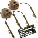 ARC Rail Adapter for Tactical Headsets  Compatible with Peltor Comtac II/III, Earmor M31/M32, Sordin  Fits FAST, MICH, EXFIL Helmets  Airsoft, Range, Law Enforcement  Secure Mount, No Tools Needed (Coyote Brown)