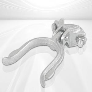 Chain Link Fence Gate Fork Latch - Commercial Heavy Duty - Malleable - Galvanized Gate Latch with Hole for Padlock (1-3/8" x 2-3/8" (2-1/2"))