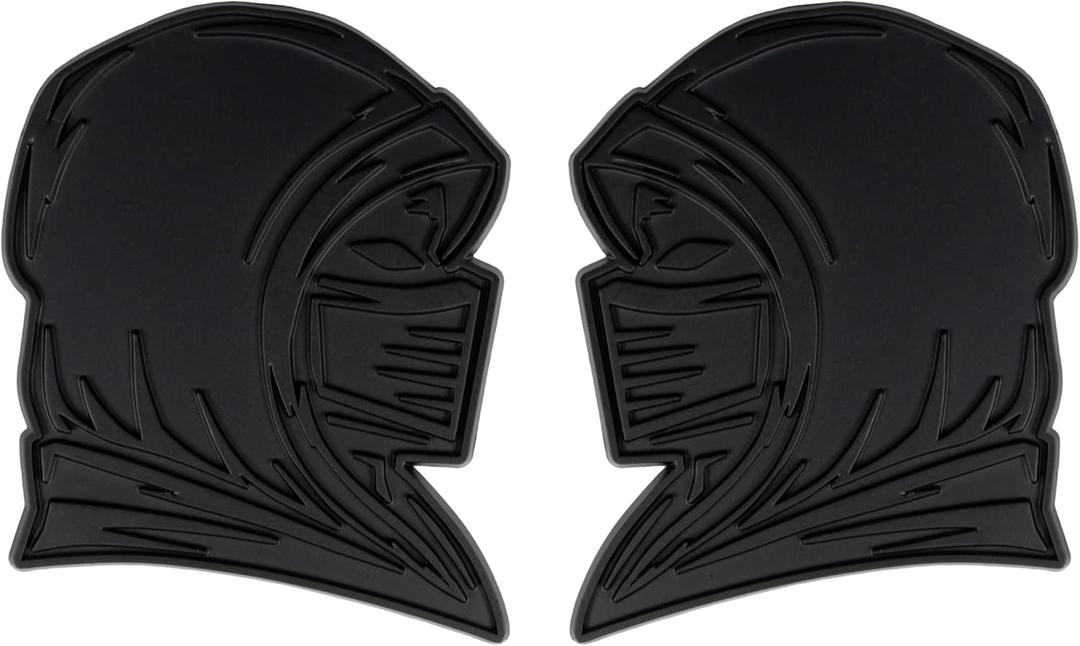Ninja Emblem, Custom 3D Car Badge Universal Exterior Accessories for Car, Truck, SUV, Motorcycle (Set of 2) (Matte Black)