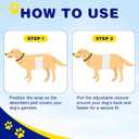 XPCARE 50 Count Disposable Male Dog Diapers, Male Dog Wraps,Super Absorbent Leak-Proof Fit (X-Small)