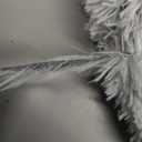 WESTERN HOME WH Calming Dog Bed & Cat Bed, Anti-Anxiety Donut Dog Cuddler Bed, Warming Cozy Soft Dog Round Bed, Fluffy Faux Fur Plush Dog Cat Cushion Bed for Small Medium Dogs and Cats (24.0"L x 24.0"W x 8.0"Th, Light Grey)