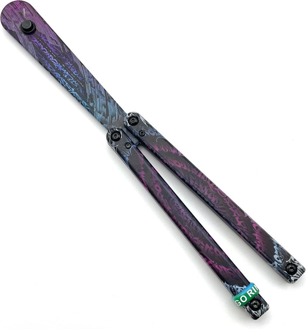 Foldable Plastic Tool, Sturdy and Lightweight, Excellent Balance, Practice Tool for Beginners (Camouflage Red)