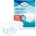 4 x TENA ProSkin Unisex Adult Diapers with Tabs, Maximum Absorbency, Medium, 14 Ct