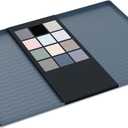 URMONA Waterproof Silicone Under Sink Mat 22'' x 14'' Shelf Liner for Kitchen and Bathroom, Cabinet and Counter Protector, Storage and Organizers, Litter Mat, Pet Cat Puppy Essentials(Dark Grey)