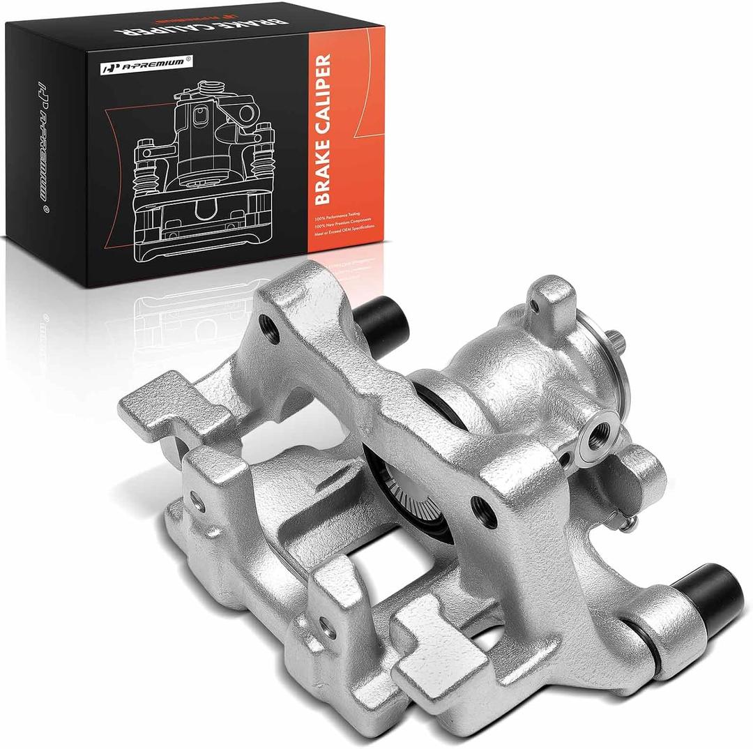A-Premium Disc Brake Caliper Assembly with Bracket Compatible with Mazda Vehicles - 3/3 Sport 2019-2024, CX-30 CX30 2020-2024 - Rear Right Passenger Side