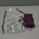 Argyle Wallet Case for Samsung Galaxy S25 Ultra 5G with Wrist Strap Shoulder Strap, Card Slots Zipper Purse Stand Checkered Phone Cover for S25Ultra 25S S 25 25Ultra Women Girls Deep Purple