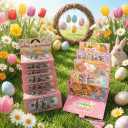 Easter Money Holder with Bunny - 10 Slot Cash Envelope Card for Easter, Birthday, Graduation | Creative Gift for Teens, Kids, Adults, Men & Women (Pink, 1Pcs)