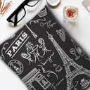 PAKABOO Poly Mailer Shipping Bags 6x9 Inch, 100 Pack, Non-Padded Envelopes with Tamper Proof Self-Seal, Paris Print Packaging