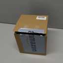 Livelab Square Plastic Tissue Box Holder with Base - Modern Cube Decorative Tissue Cover for Bathroom, Countertop, Living Room, Bedroom, Office - Black