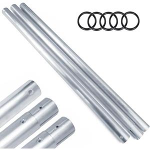 118"/3m Metal Tube Crossbar for Manual/Electric Studio Roller Backdrop Wall Mount System,Aluminum Cross Bar for Photography Background Support System