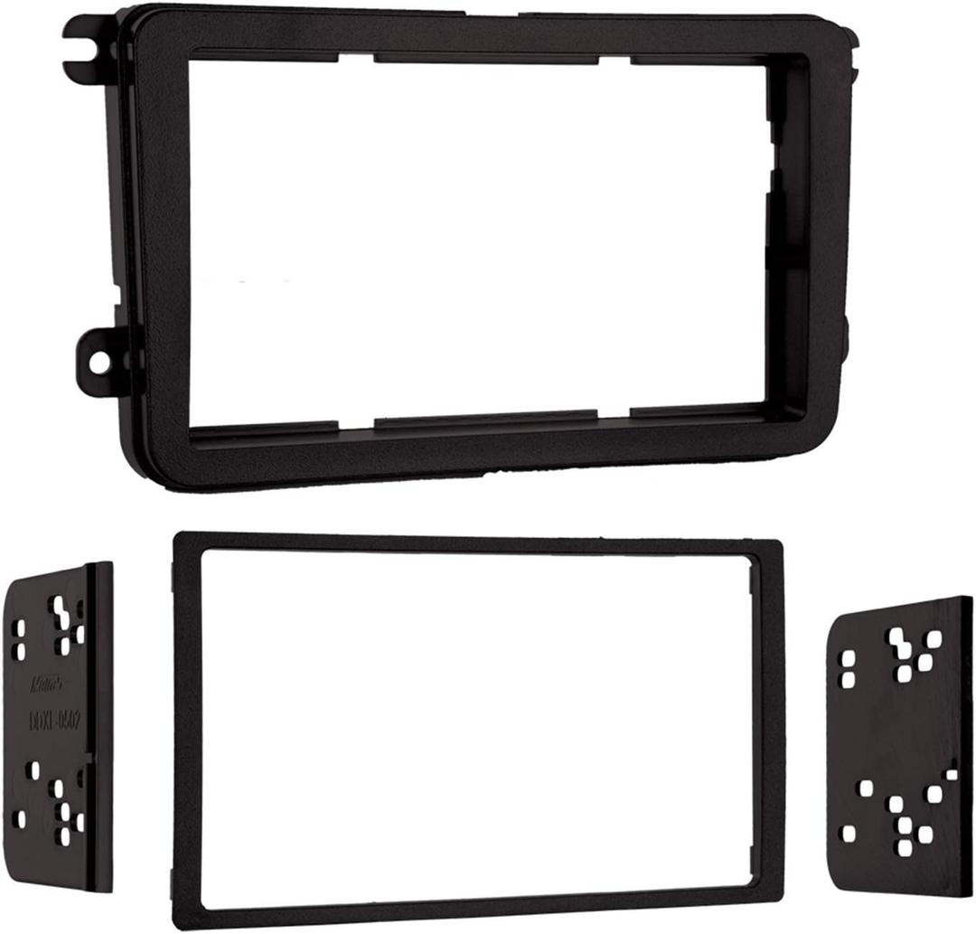 Metra95-9011B Double DIN Mount Kit for 2005-Up Volkswagen Vehicles, (Matte Black)