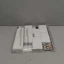 DEWOO 10 Thick White Subway Tile Peel and Stick Backsplash Self-Adhesive Wall Tiles for Kitchen and Bathroom (White With Grey Grout)