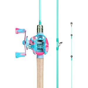 Sougayilang Baitcasting Fishing Rod Reel Combo,2 Pieces Medium Heavy Pole with Strong Smooth Reel for Freshwater (5.9Ft) Sougayilang Baitcasting Fishing Rod Reel Combo,2 Pieces Medium Heavy Pole with Strong Smooth Reel for Freshwater (5.9Ft)