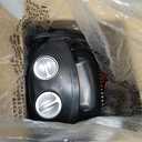 BLACK+DECKER Personal Ceramic Heater, Space Heater for Office Desk, Home Office & Personal Use Desk, 2 Heat & Fan Only Settings, Adjustable Thermostat, BHDC201, Black