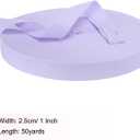 PATIKIL Cotton Twill Tape 1 Inch 50 Yards Cotton Ribbon Bias Binding Tape Herringbone Webbing Trim for Sewing Gift Wrapping Craft DIY Light Purple