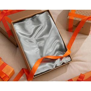 Bedsure King Size Satin Pillowcase  - Silver Grey Pillow Covers for Hair and Skin with Envelope Closure, Similar to Silk Pillow Cases, Gifts for Women Men