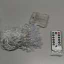 Multi Colored Christmas Lights, 20 FT 40 LED Multicolored Snowflake String Lights, 8 Modes Timer Battery Operated Colorful Fairy Lights Bedroom Party Home Xmas Decor Christmas Tree Decorations