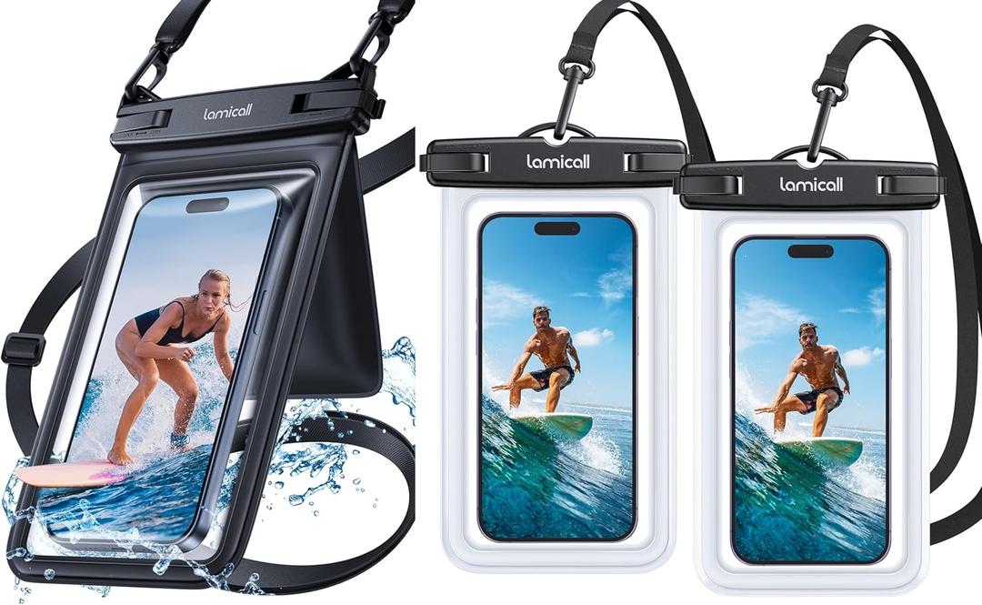 Lamicall Waterproof Phone Pouch Case Bundle 3pack