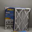 Filtrete 16x25x5 AC Furnace Air Filter, MERV 13, MPR 1900, Premium Allergen, Bacteria & Virus Filter, Electrostatic Air Cleaning Filter, 2-Pack (Actual Size 15.75 x 24.13 x 4.88 in)