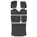 Cartist Floor Mats and Cargo Liner with Backrest Mat Fit for Ford Edge 2015-2025 2026 All Weather Floor Mats for Edge Accessories Heavy Duty