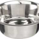 Neater Pet Brands 12 Cup (96 oz.) Stainless Steel Dog Bowls, 1 Single Large Dog Water Bowl or Food Bowl for Indoors or Outdoors, Metal Bowls for Large Breed, Dishwasher Safe Dish for Extra Big Dogs