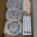 3 Pack 3.3FT Battery Powered LED Strip Lights with Remote Timer, 2700K-6000K Tunable White LED Cabinet Lights, Self-Adhesive Dimmable USB LED Strip Lights with12 Modes for Kitchen Bookshelf Cupboard