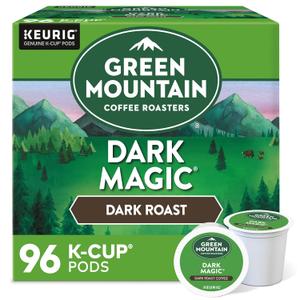 Green Mountain Coffee Roasters Dark Magic Coffee, Keurig Single-Serve K-Cup pods, Dark Roast, 96 Count (24 Count (Pack of 4))