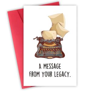 Funny Birthday Card for Men, Birthday Card Gifts for Dad Grandpa Uncle, Happy Birthday Gift from Daugher, Son, Granddagher, Grandson, Niece, Nephew, Pack of 2