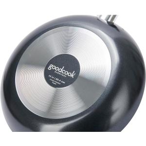 GoodCook Everyday Fry Pan Ceramic Nonstick Aluminum Construction for Even Heating Non-Toxic PTFE & PFOA Free, 10-Inch, Black