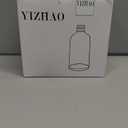 YIZHAO Black Glass Spray Bottles 1oz, with Small Fine Mist Spray, Metal Cap, Refillable for Essential Oil,Travel,Cleaning,Perfume,Aromatherapy,Makeup  6 Pcs