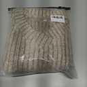 Sweater for Women Top Oversized Fashion Sweater Soft Striped V Neck Long Sleeve Pullover Sweatshirt (XL)