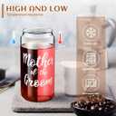 Zubebe 3 Pcs Bride Gifts for Bachelorette Party Bridal Shower Wedding Gift Set Include Glass Cup Canvas Tote Bag Makeup Bag
