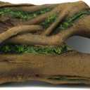 JIHAQUA Aquarium Resin Bark Terrarium Decor, Lizard, Snake or Reptile Hide,Lizard, Spider and Aquarium Fish Hide Cave (Large Bark B)