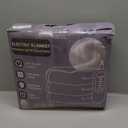 Heated Blanket Electric Blanket, Cozy Faux Rabbit Fur & Soft Flannel Warm Heater Throw Blanket with 5 Fast Heating Levels &10Hours Auto-Off Over-Heat Protection50" x 60" (Grey)