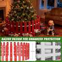 Christmas Tree Fences Party Decoration 28Pcs Red