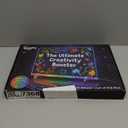 19 Highlighter, Led Note Board with Colors,13.8"X10",4 Modes & 7 Colors Lumiboard Led Drawing Board for Kids, Light Up Sign, Acrylic Dry Erase Board with Stand, Include Adapter, Hanging Chain, Spray Bottle