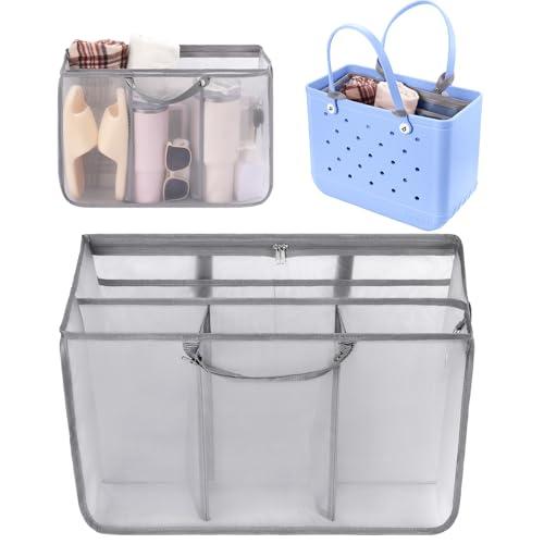 OUTXE Beach Bag Organizer Compatible with X Large Bogg Bag Accessories Inserts, Lightweight Mesh Insert Divider Pouch for Original XL Bogg Bags, Beach Tote Bags Insert for Organizing