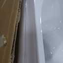A&E Bath and Shower Oxnard Left 59'' Left Corner Freestanding Bathtub, White