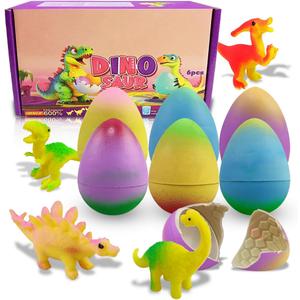 2 x 6 Pack Dinosaur Hatching Surprise Eggs Dinosaur Toys Easter Eggs for Kids Boys Girls Easter Basket Stuffers Gifts Birthday Party Favors Fillers