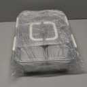 Snackle Box Container, 304 Stainless Steel Snack Containers, Portable Snacklebox for Veggie, Candy, Divided Serving Tray with Lid and Handle, 8 Compartment Fruit Platter for Party, Picnic, Travel