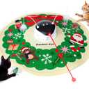 Gardner Pet Interactive 5in1 Cat Toys Chargeable,Moving Feather,Laser Pointer,Track Ball,Hide and Seek,Real Bird Sing,Touch/Sound Activated Cat Kitten Toy Exercise Toys for Indoor Bored Cats, 600mAh (600mAh-Doubled Battery Life)