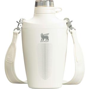 Stanley Cross Bottle 23 oz | Travel Water Bottle with Jacquard Strap | Leakproof Tritan Lid with Removable Straw | Insulated Stainless Steel | BPA-Free | Cream