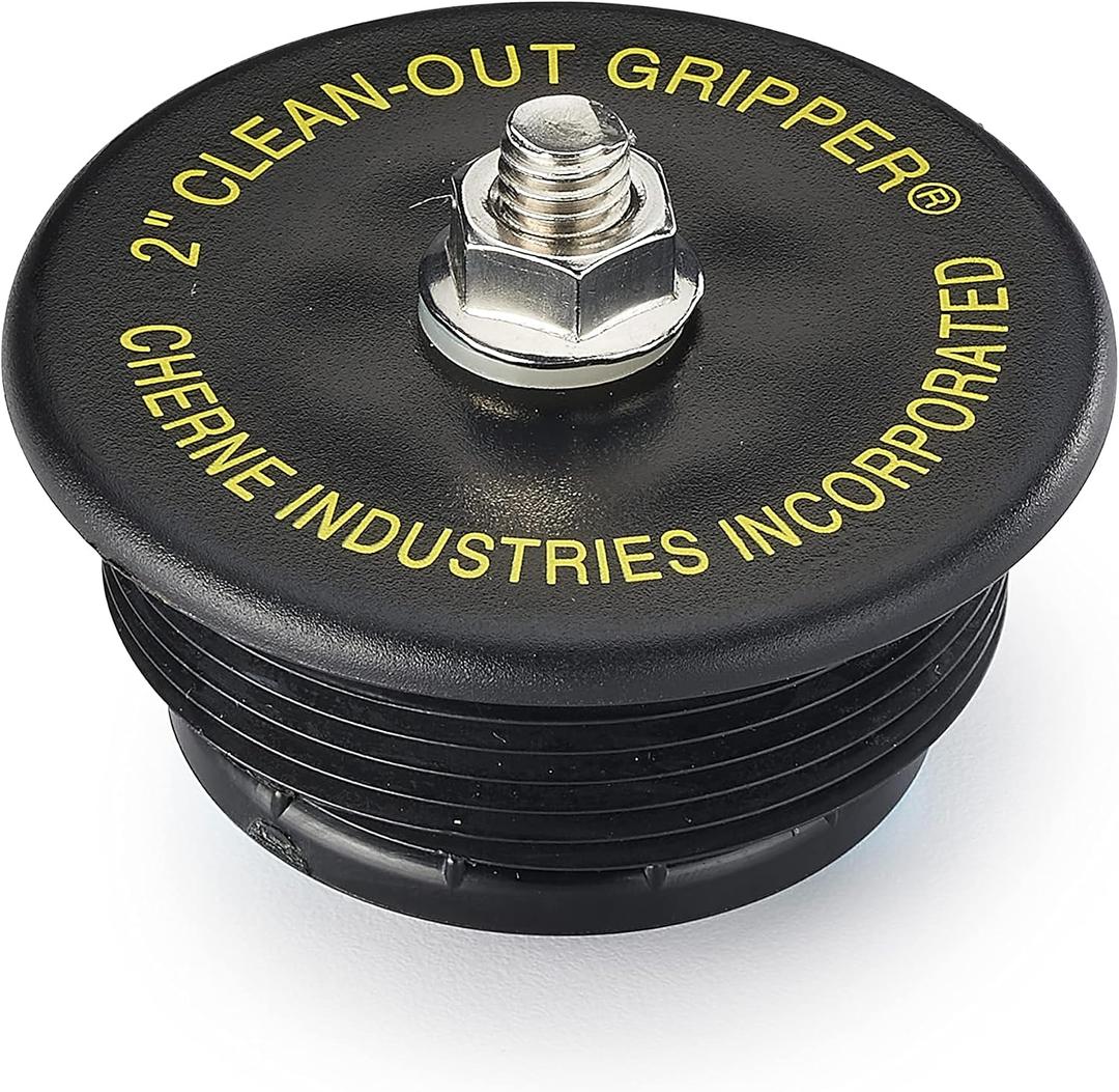 Cherne 270168 Gripper 2 in. Black Mechanical Clean Out Plug