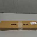 2 Pack 28-48 inch Black Metal Wall Mounted Curtain Rod Set with Brackets, 5/8" Adjustable Small Curtain Rods for Bedroom, Kitchen, Living Room, Grommet Curtains